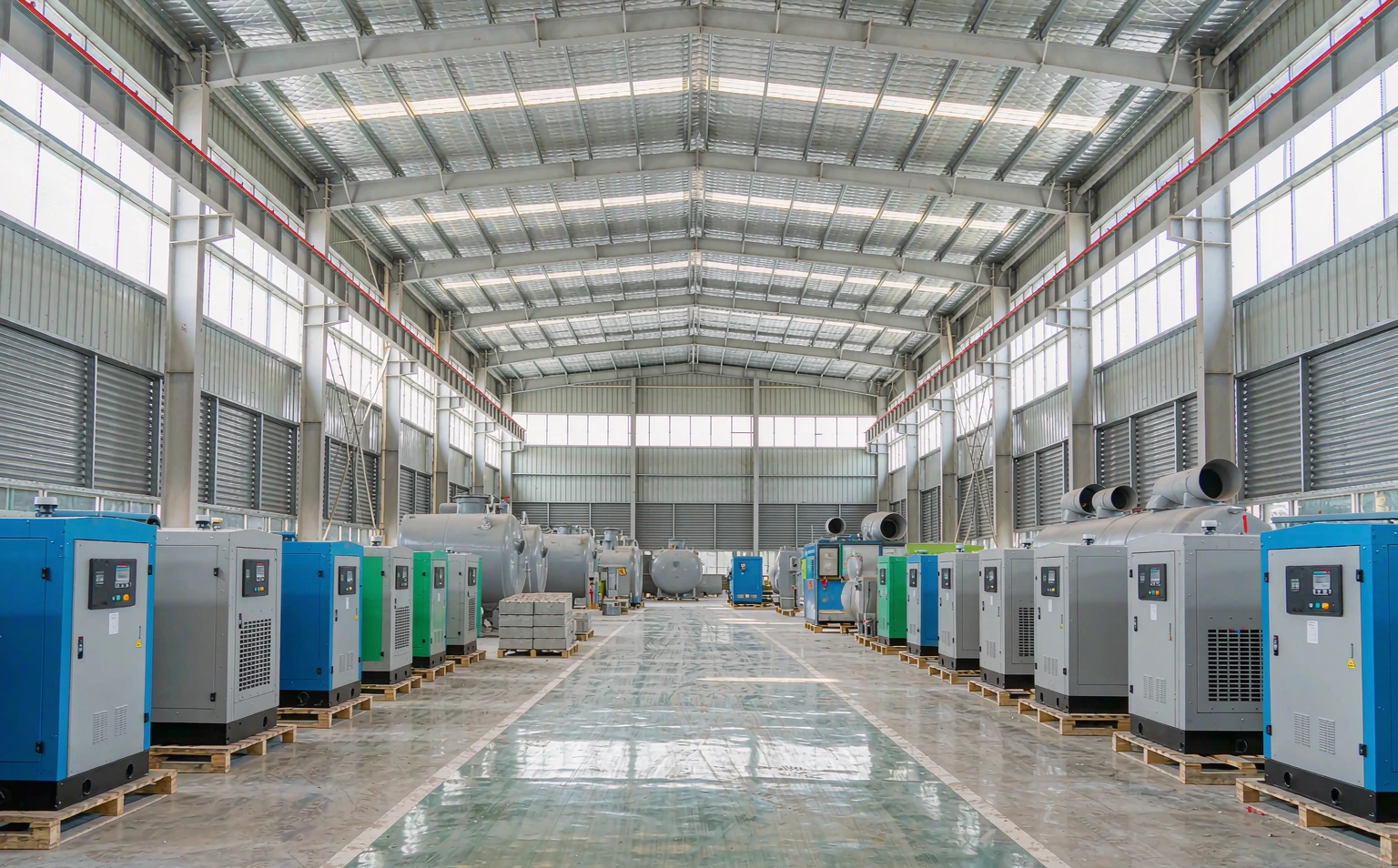HPOWER Generator Factory Workshop — 15 Years Professional Diesel Genset Manufacturer