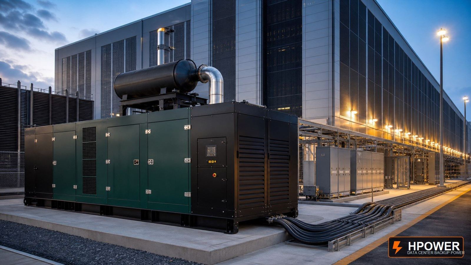 HPOWER data center backup generator system